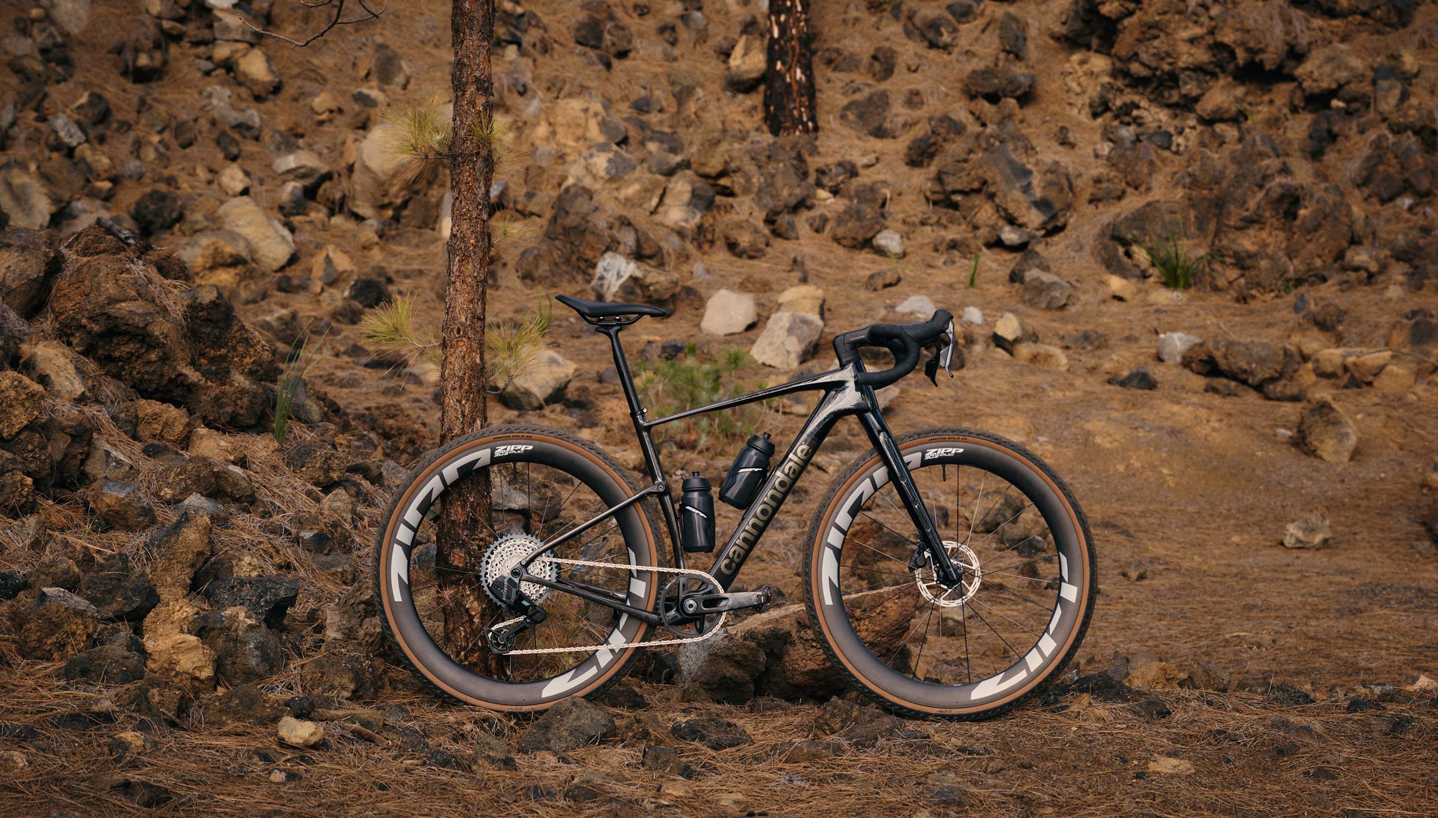 Portrait of S-Works bike with SRAM RED AXS Drivetrain