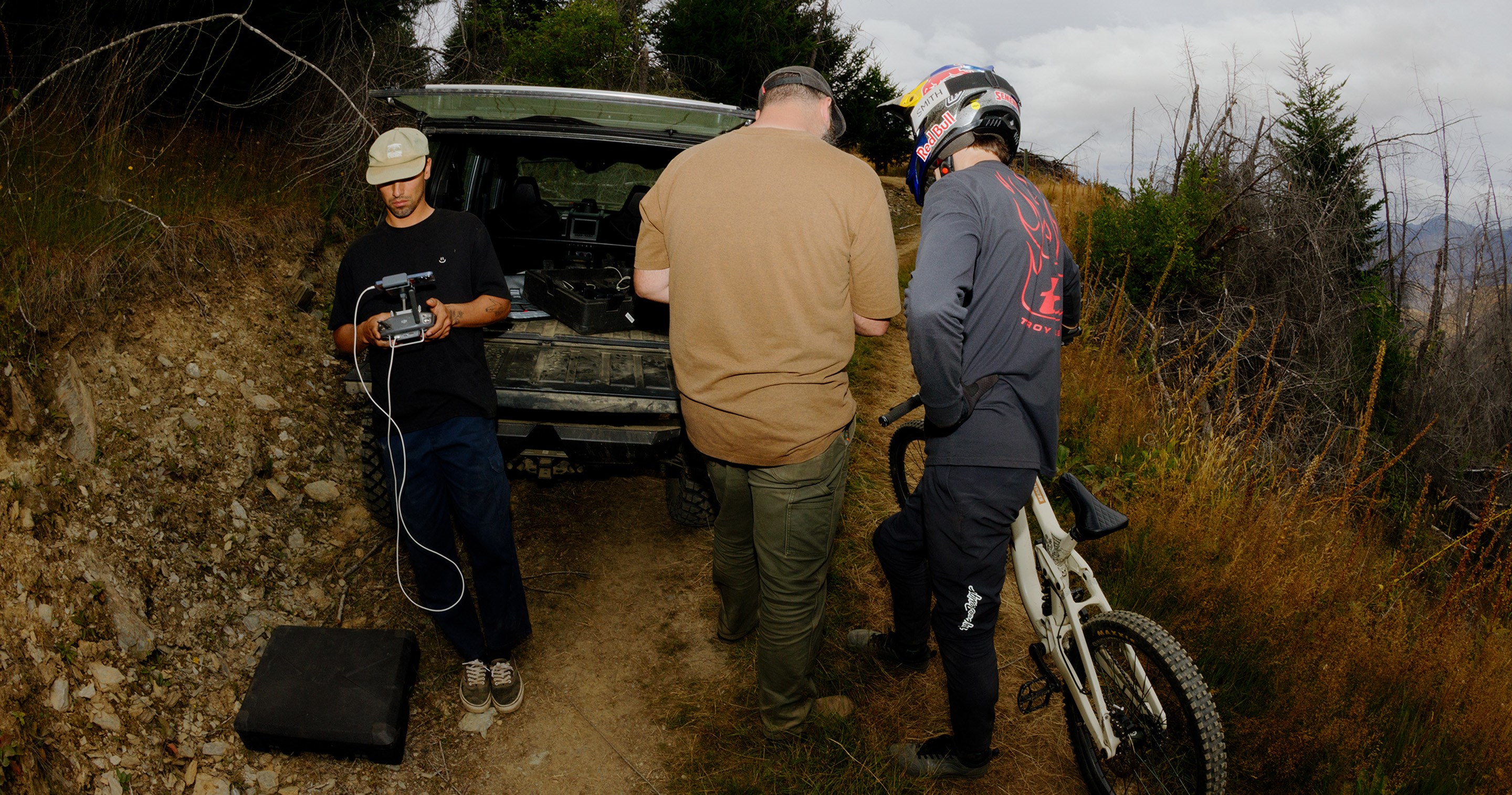Brandon Semenuk and crew filming FOREVERISH Episode 2 in New Zealand