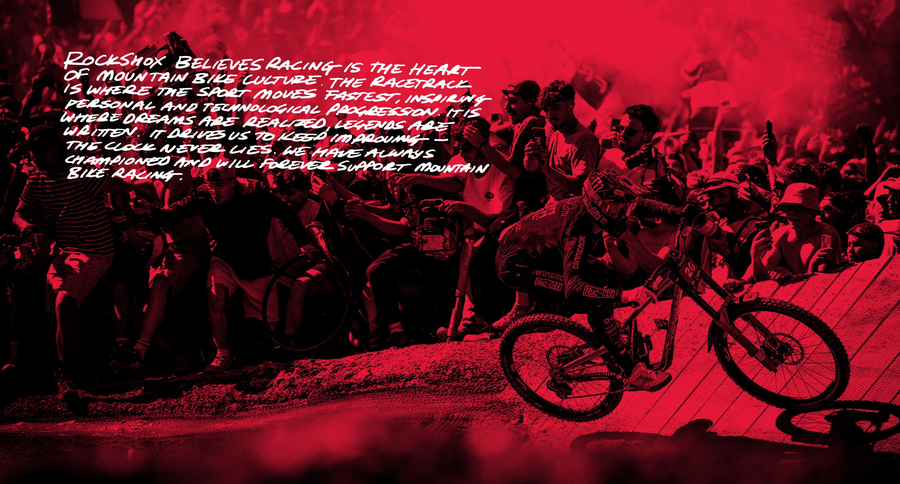 RockShox believes racing is the heart of mountain bike culture.