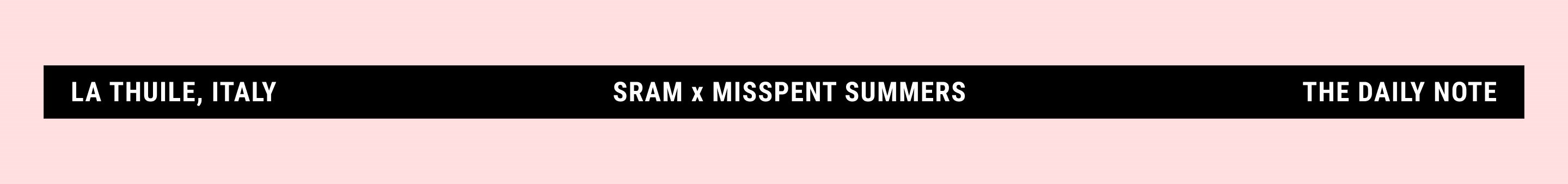 banner for misspent summers