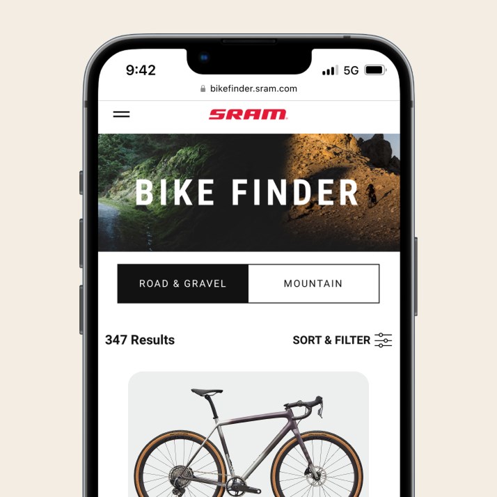 SRAM AXS Bike Finder