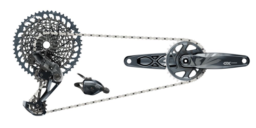 Grupo SRAM GX Eagle. Imagem retirada do site da SRAM. 