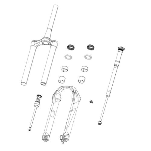 Modig industrialisere Presenter Suspension Forks Spare Parts | FS-SPP-A0 | RockShox | Service