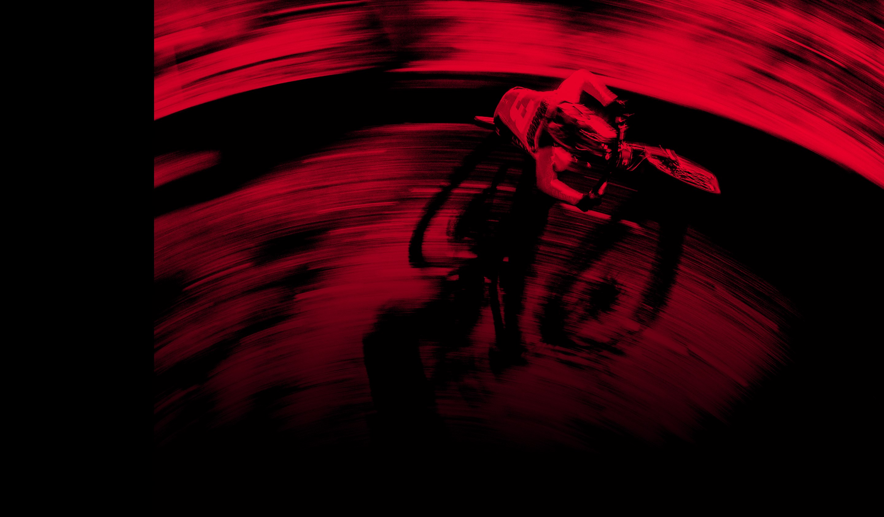 Troy Brosnan riding bermed corner on new BoXXer Ultimate