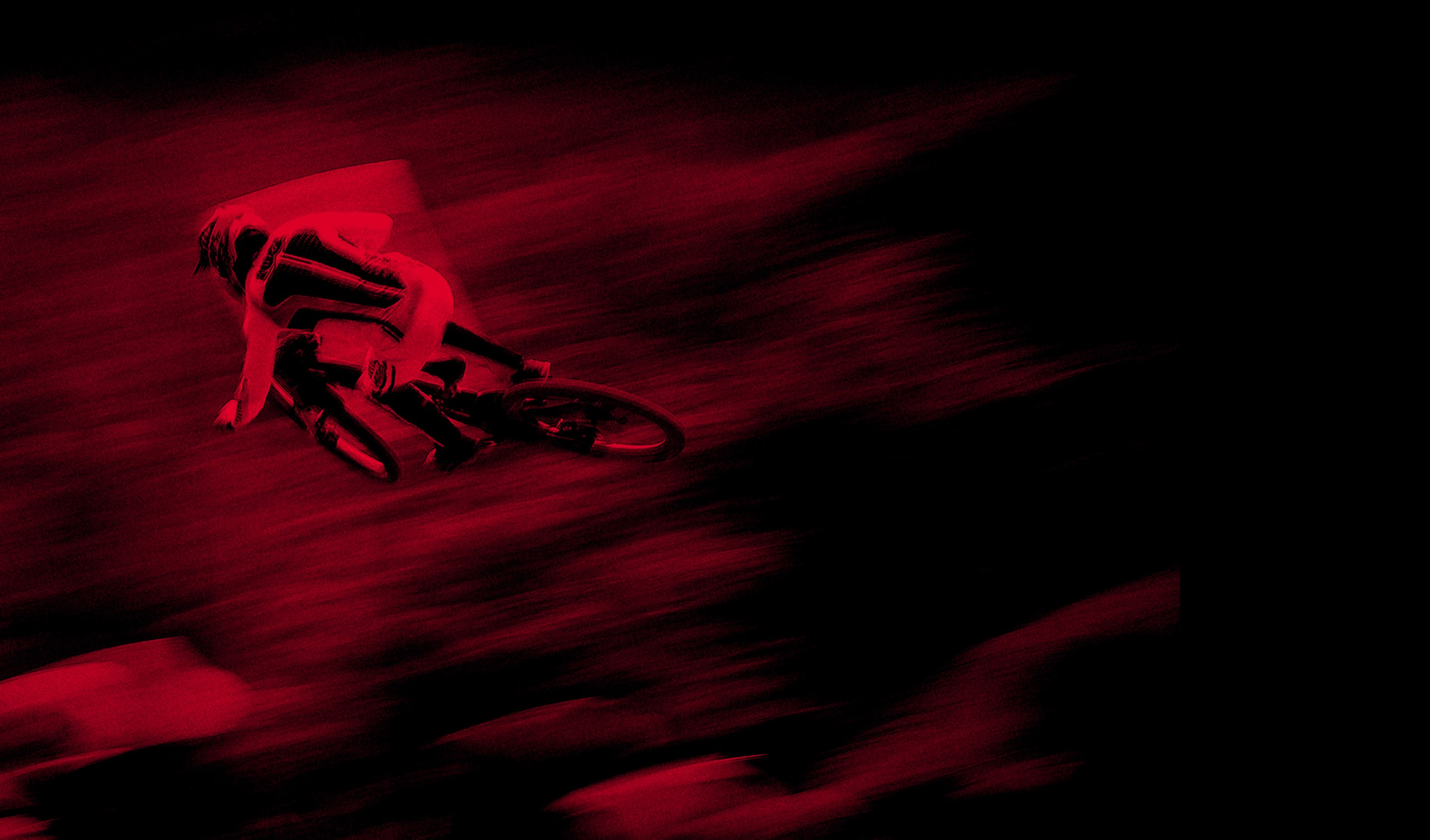 Luca Shaw riding the new Vivid Coil at Red Bull Hardline in Tasmania