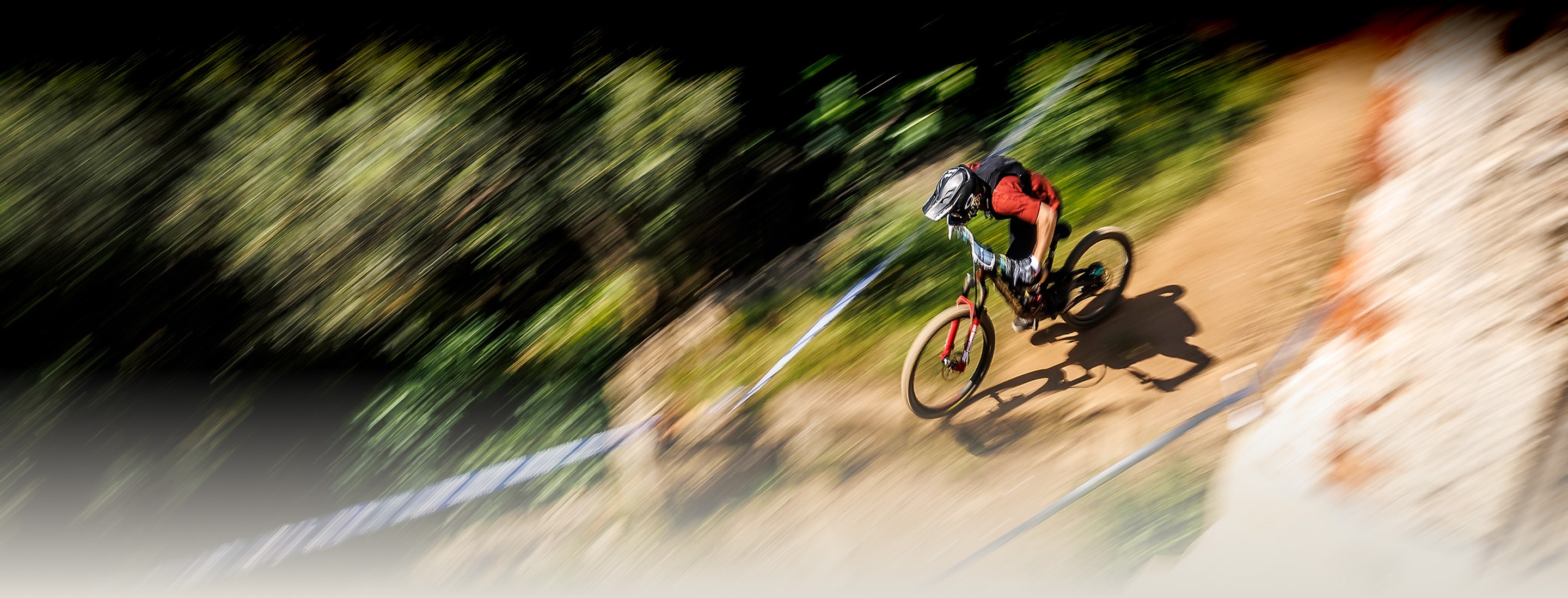 Dan Booker riding to P1 at first EDR stop in Pietra Ligure