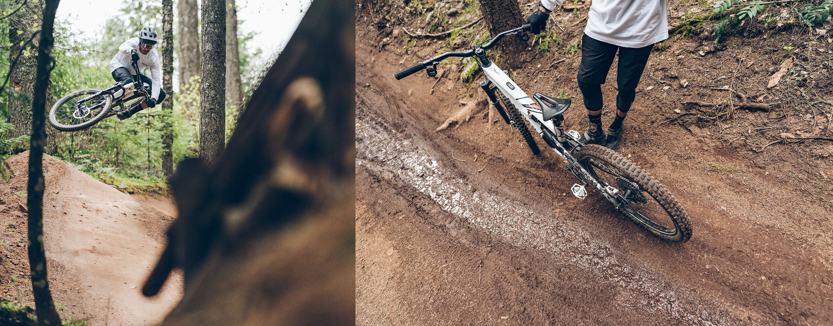 Braydon throwing tabletop on stepdown and showing muddy conditions