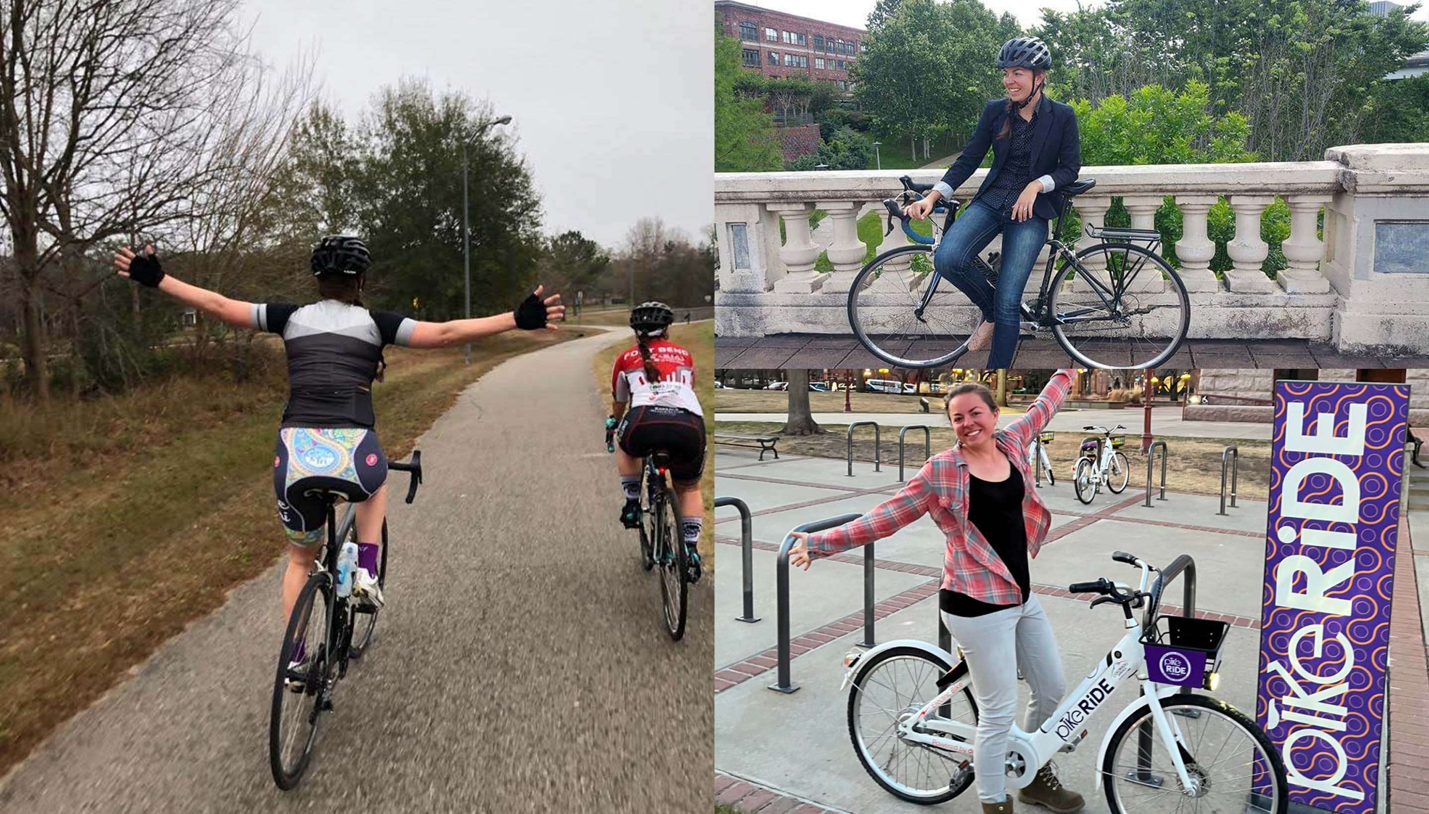 Collage of Ruth Black at SRAM Events