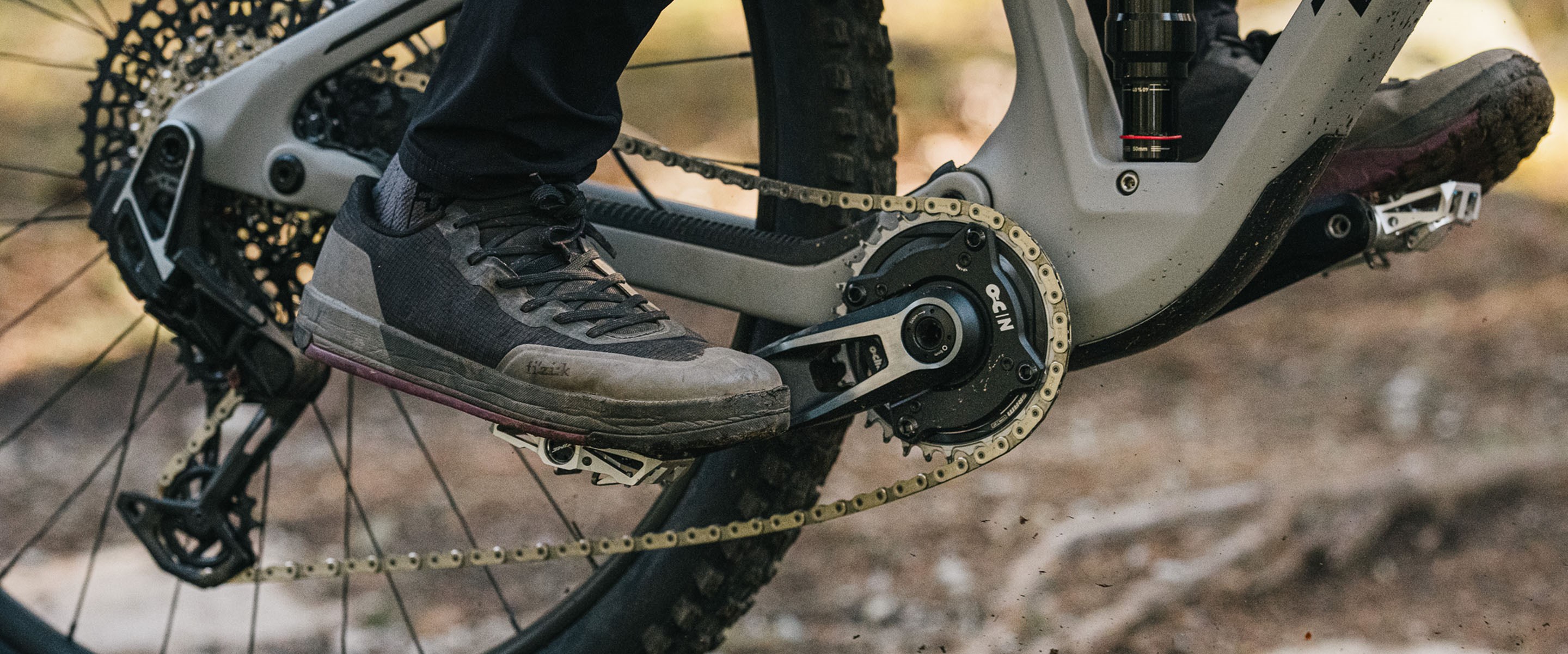 Ochain reduces chainslap and pedal feedback