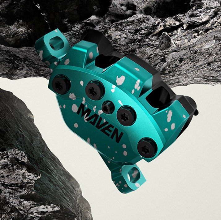 SRAM Maven Ultimate Expert Kit Teal Blue Splatter
