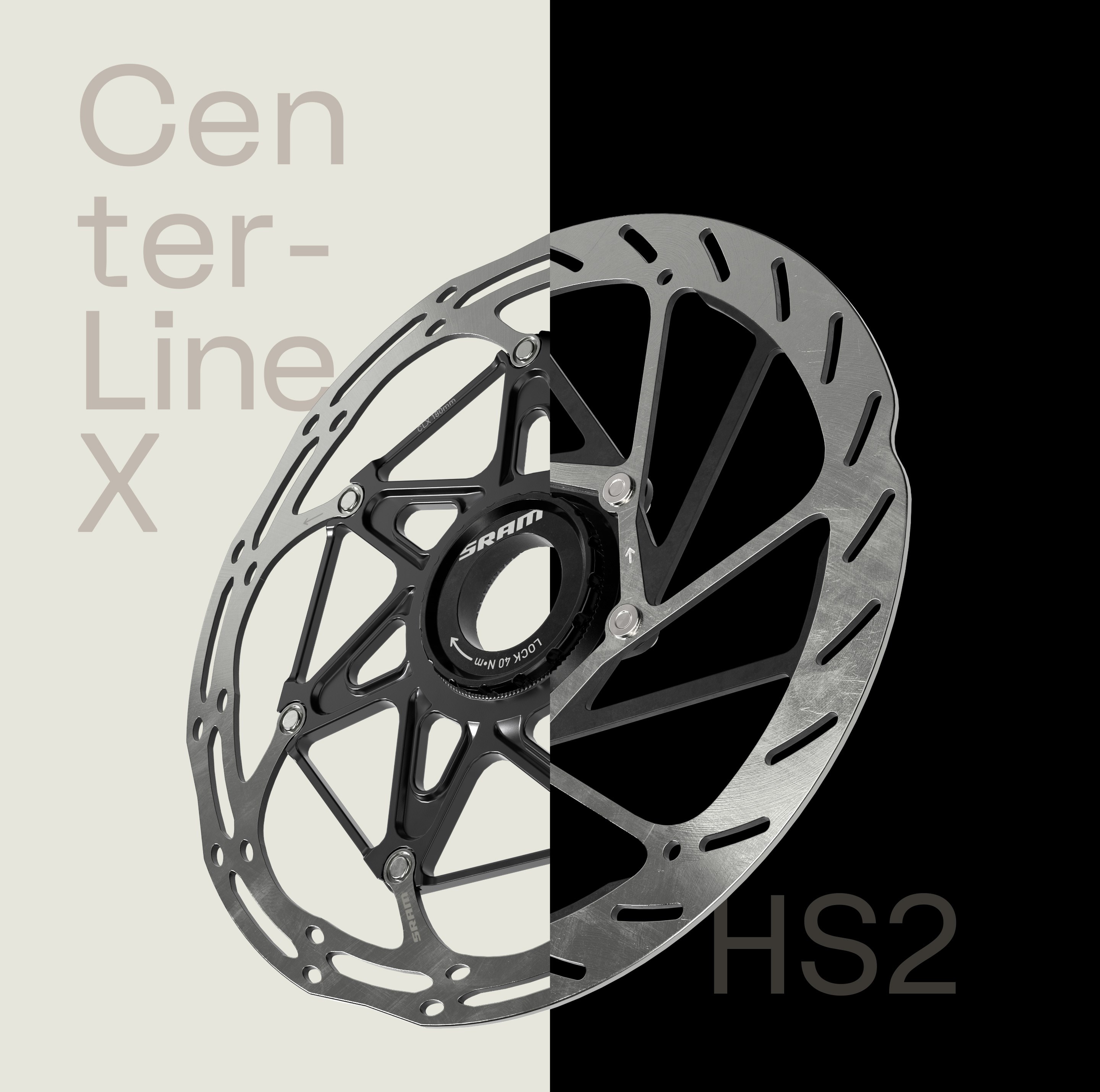 SRAM Centerline and HS2 rotors
