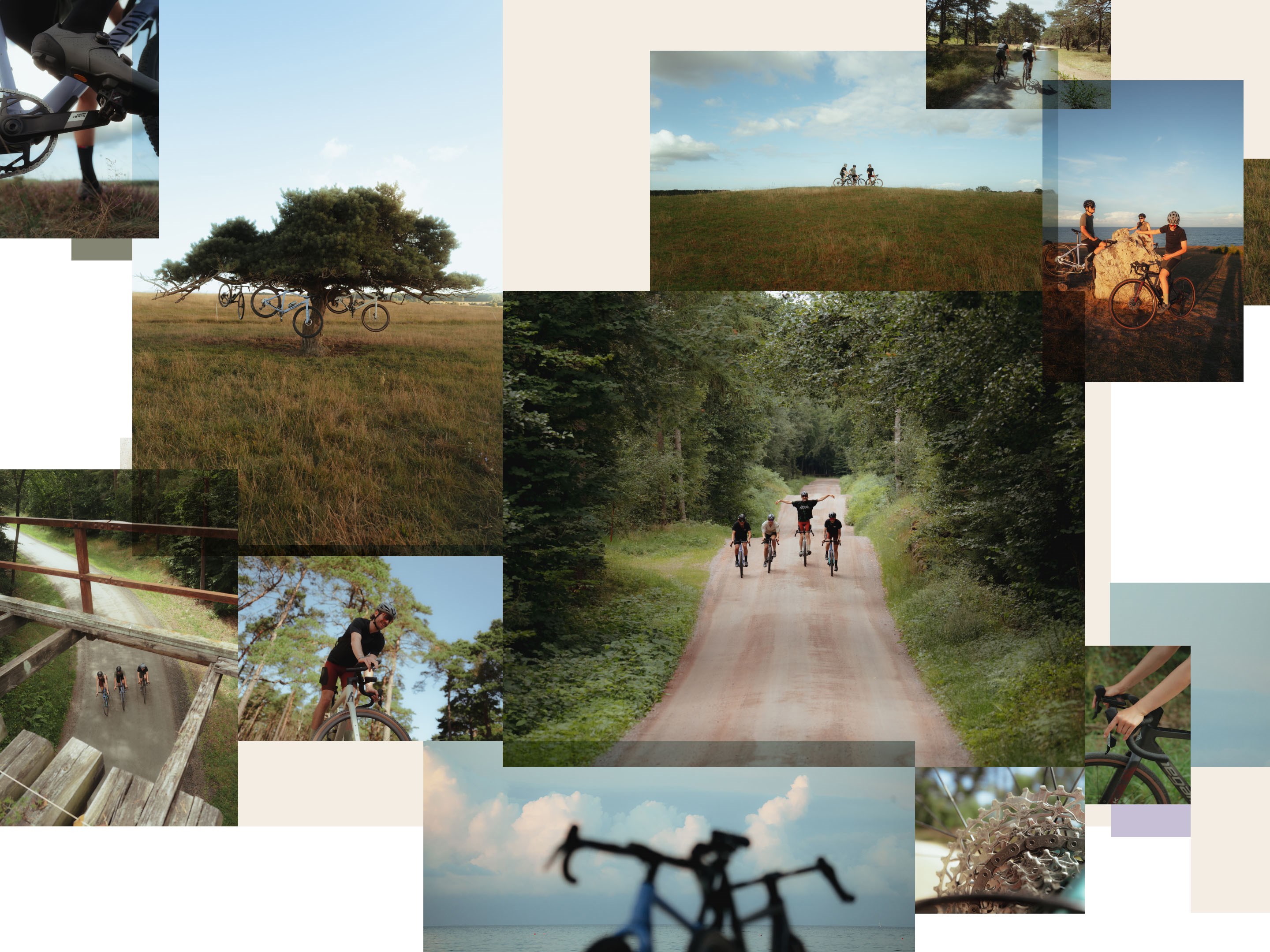 Riders enjoying their SRAM Apex gravel bikes