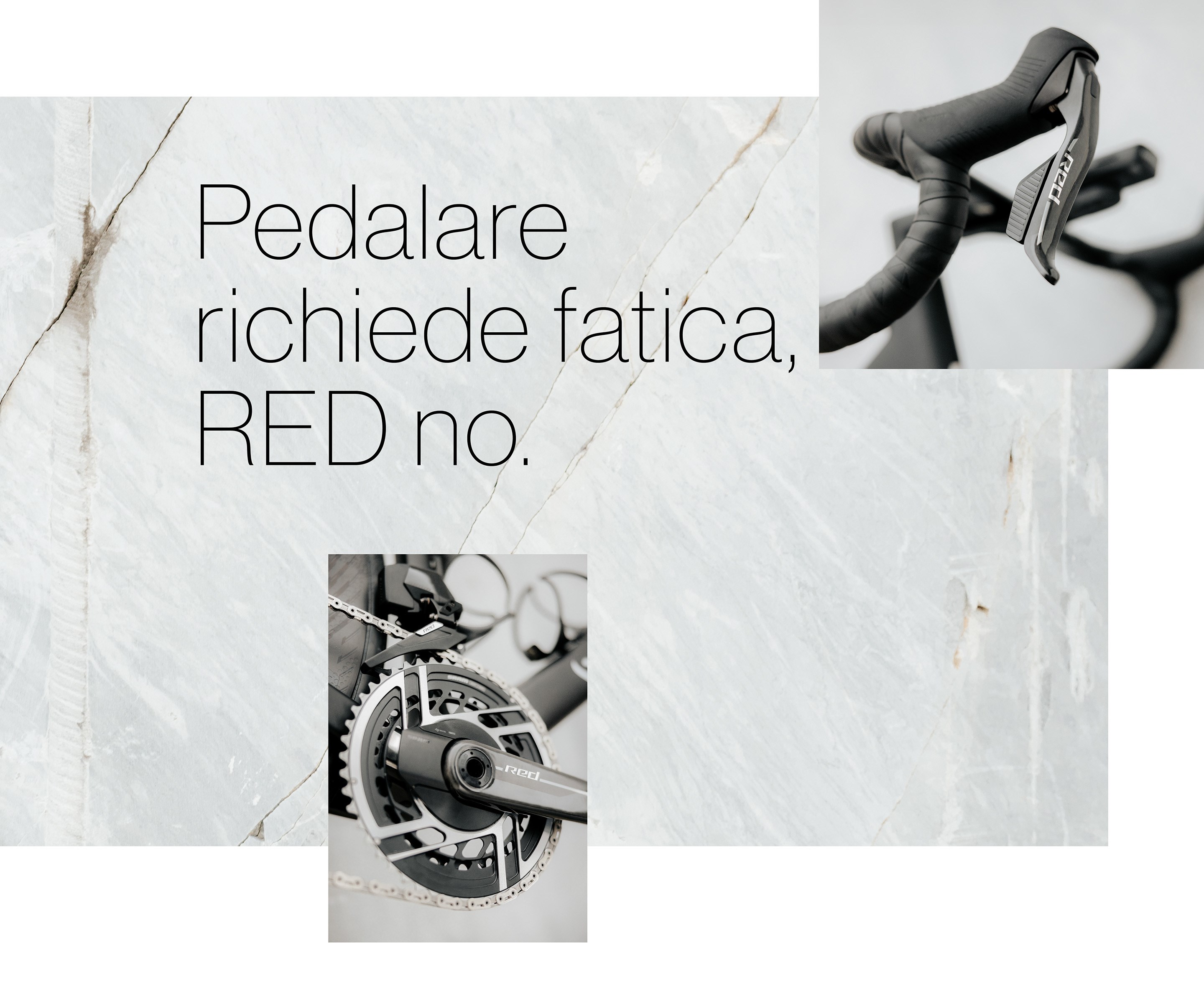 Riding isn't effortless. RED is.