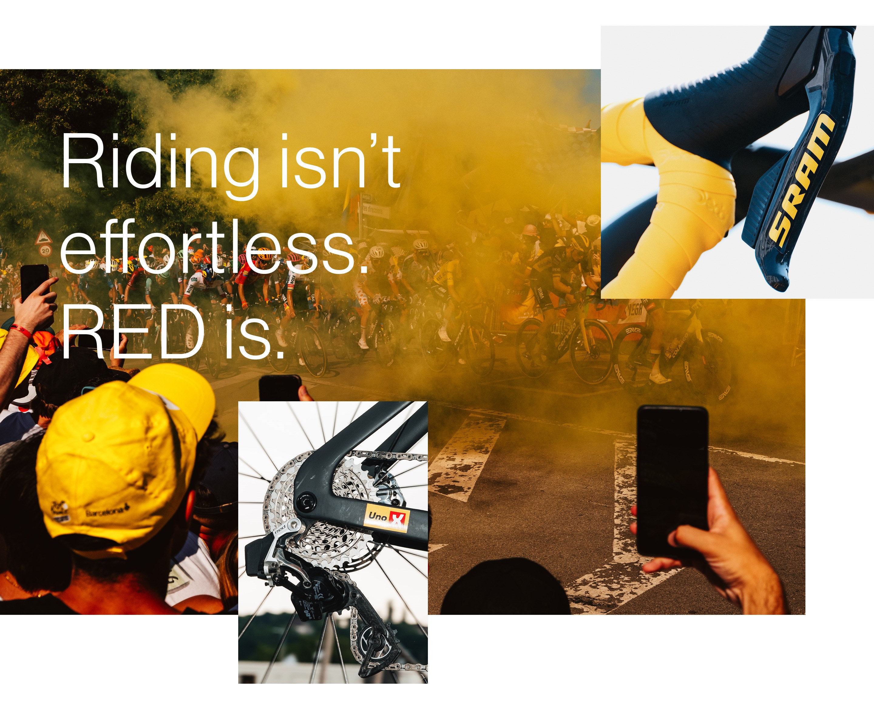 Riding isn't effortless. RED is.
