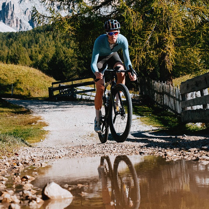 Image of 303 XPLR wheel rolling over rough terrain