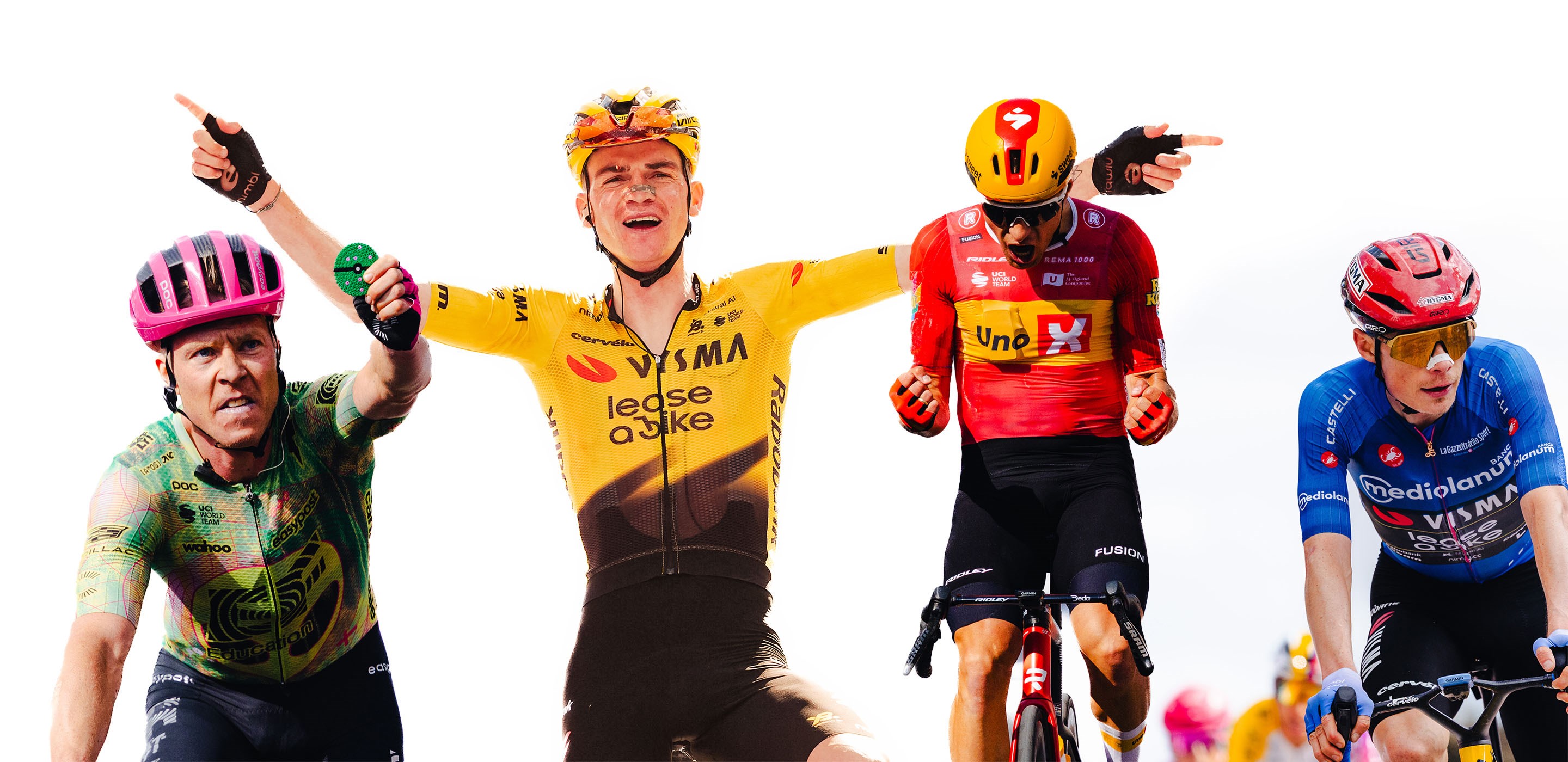 Riders in the 2026 Giro D'italia that won on SRAM Red AXS