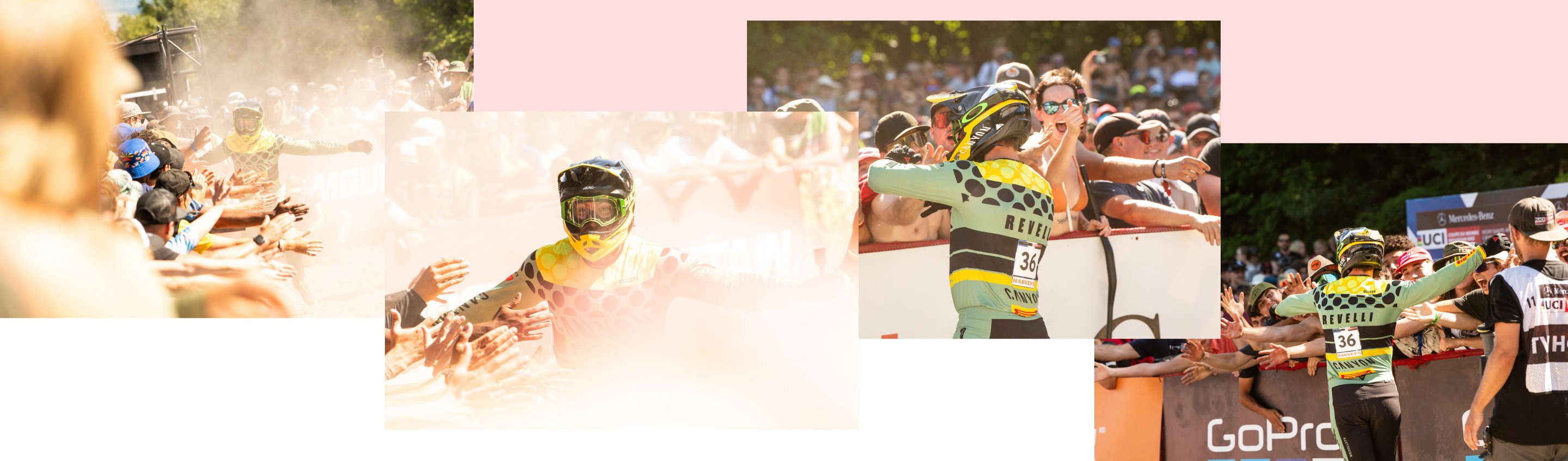 Collage of images of Loris Revelli
