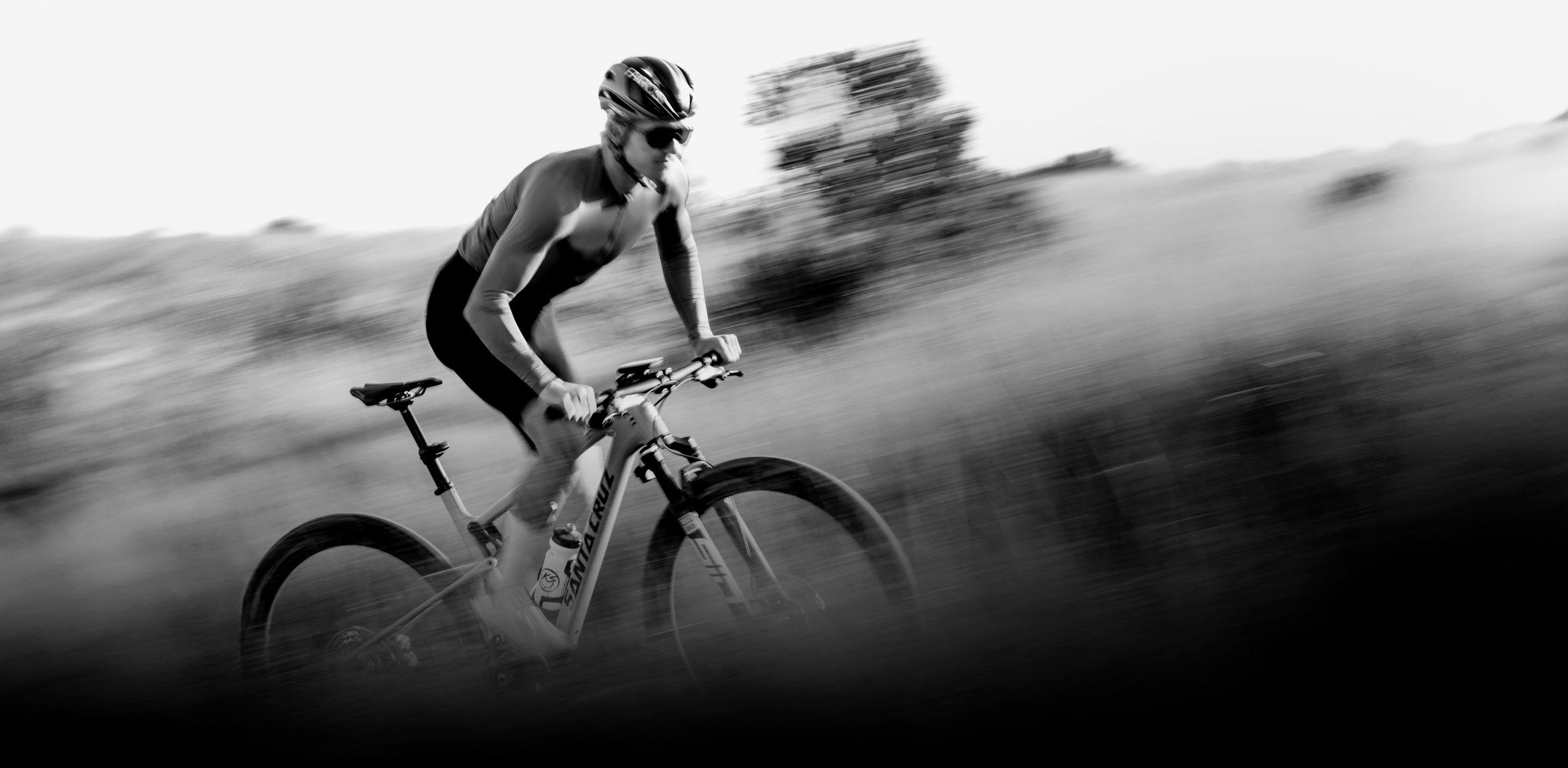 Rider on Rockshox Flight Attendant