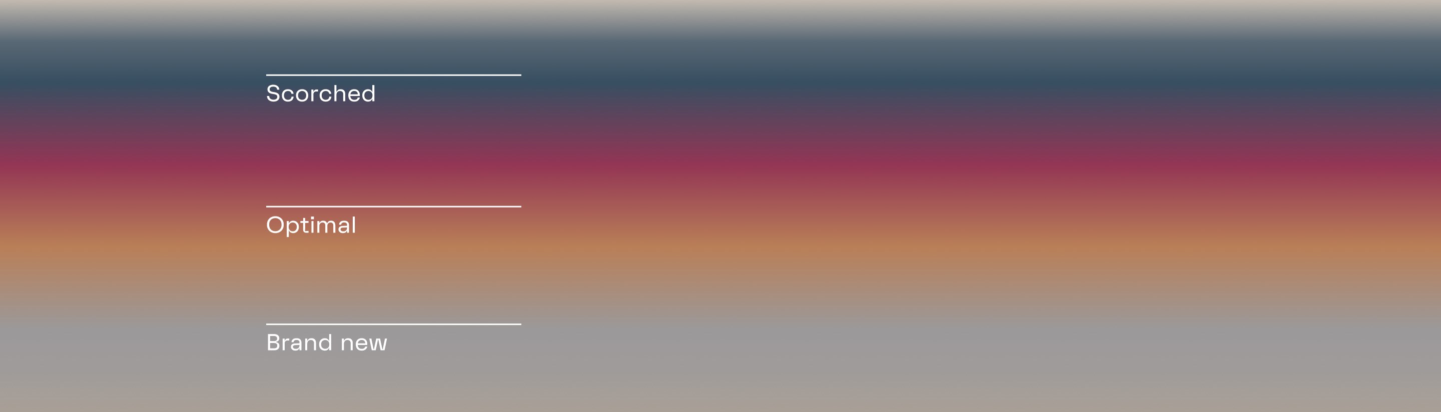 Disc brake rotor color gradient