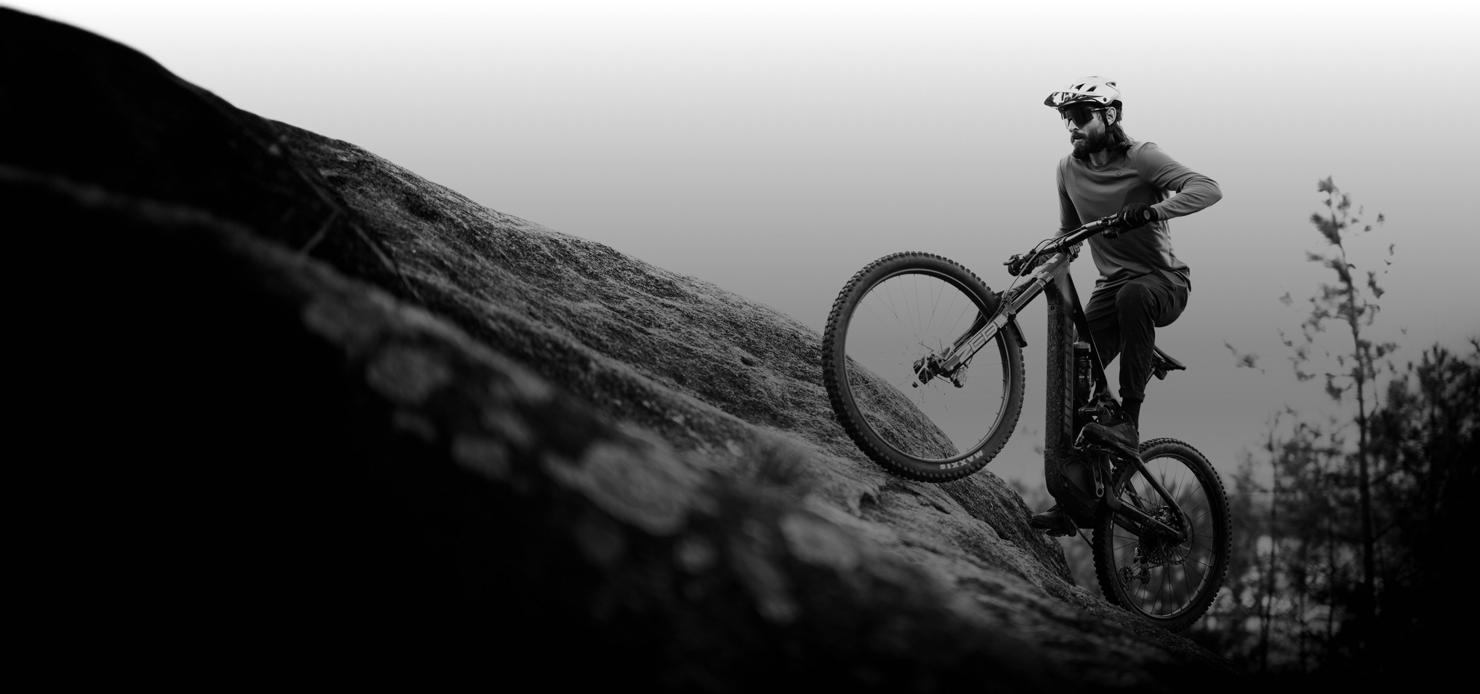 MTB rider on Eagle Powertrain bike