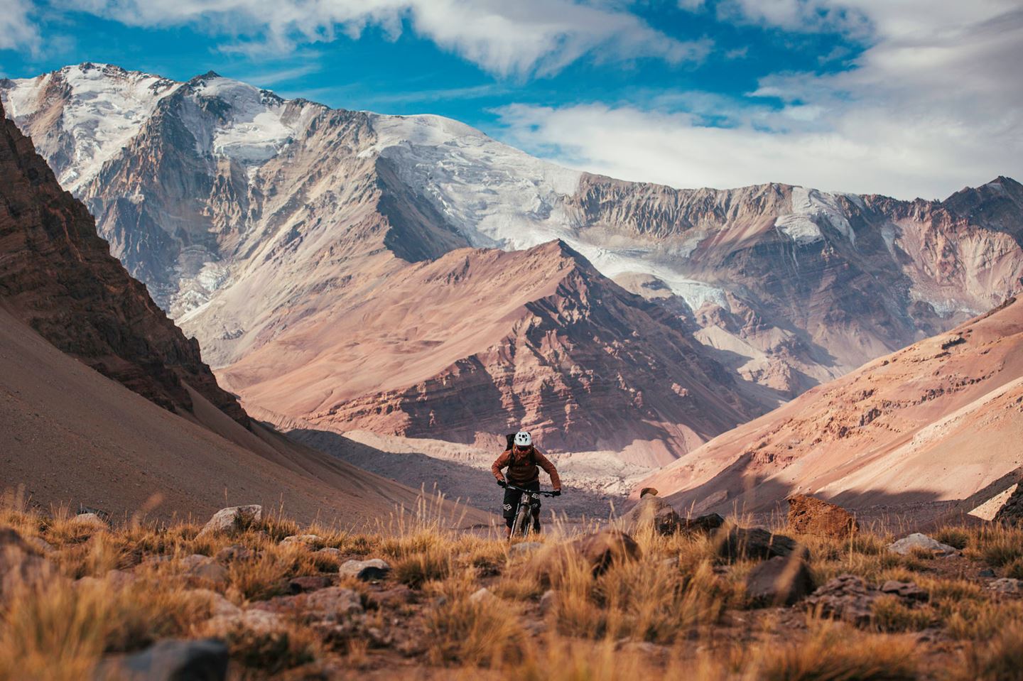 Kenny in the foothills of tupungato