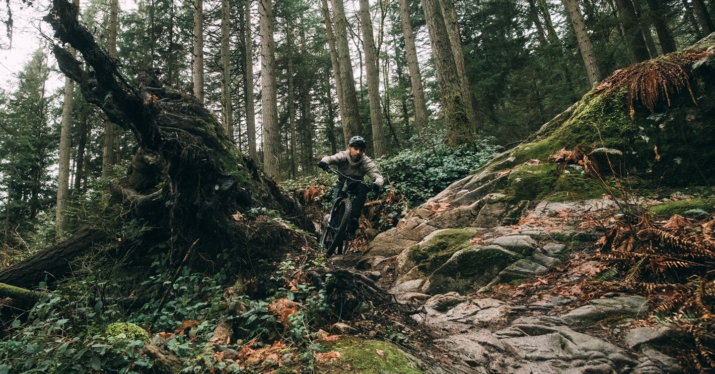 Nigel riding the north shore