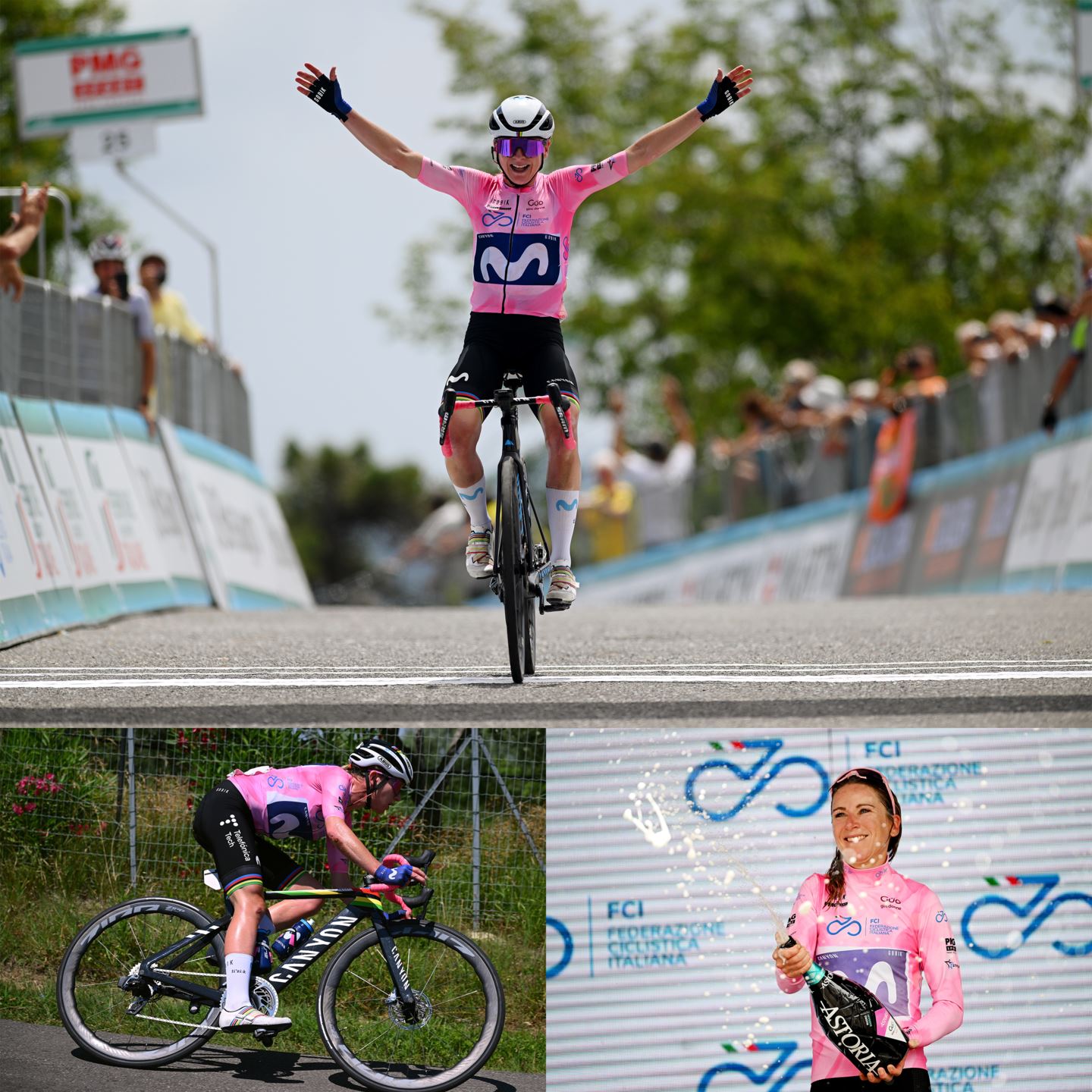 Annemiek van Vleuten wins the Giro Donne for the fourth time in her career.