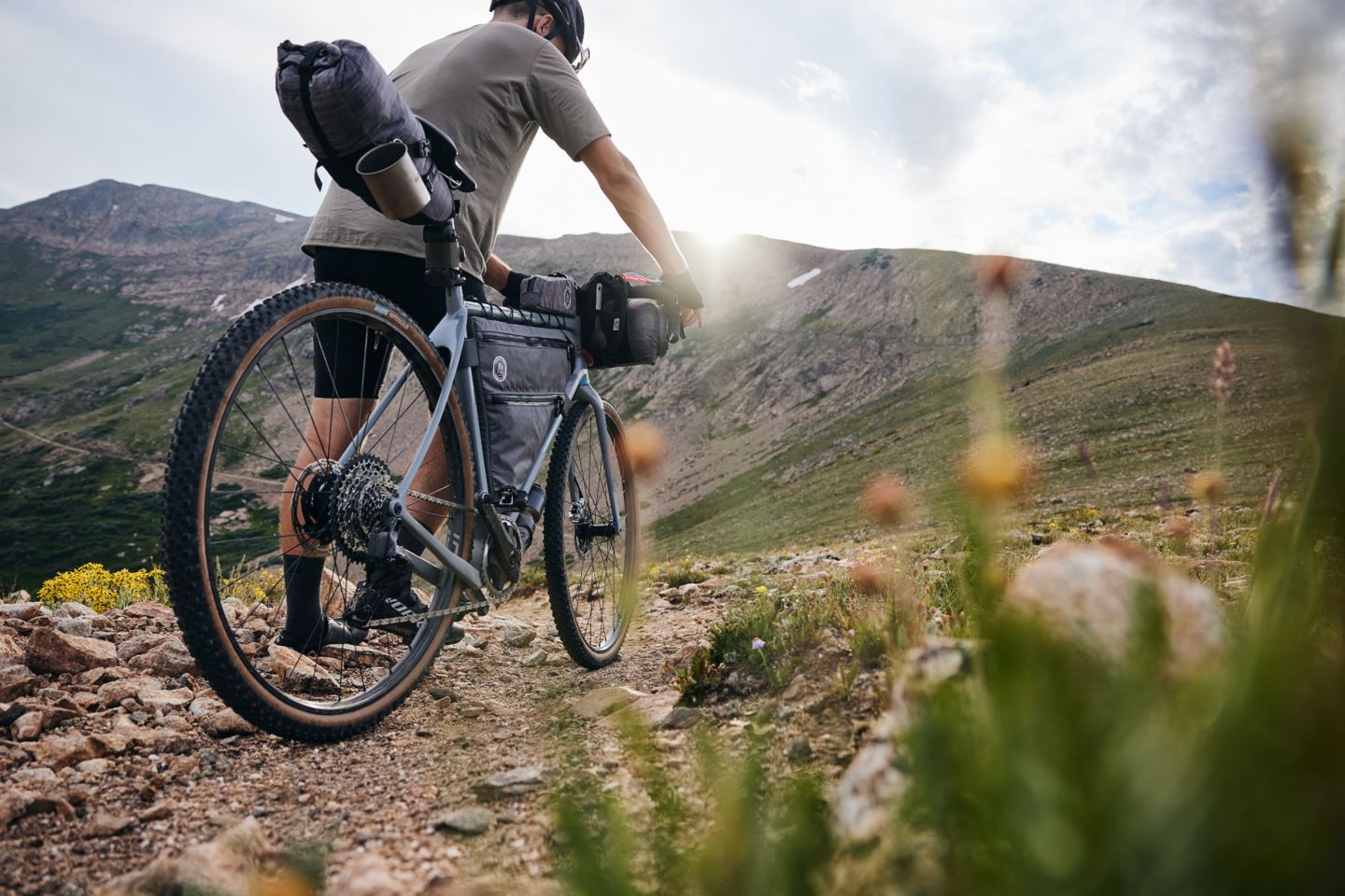 Caleb Kerr goes bikepacking for the first time.