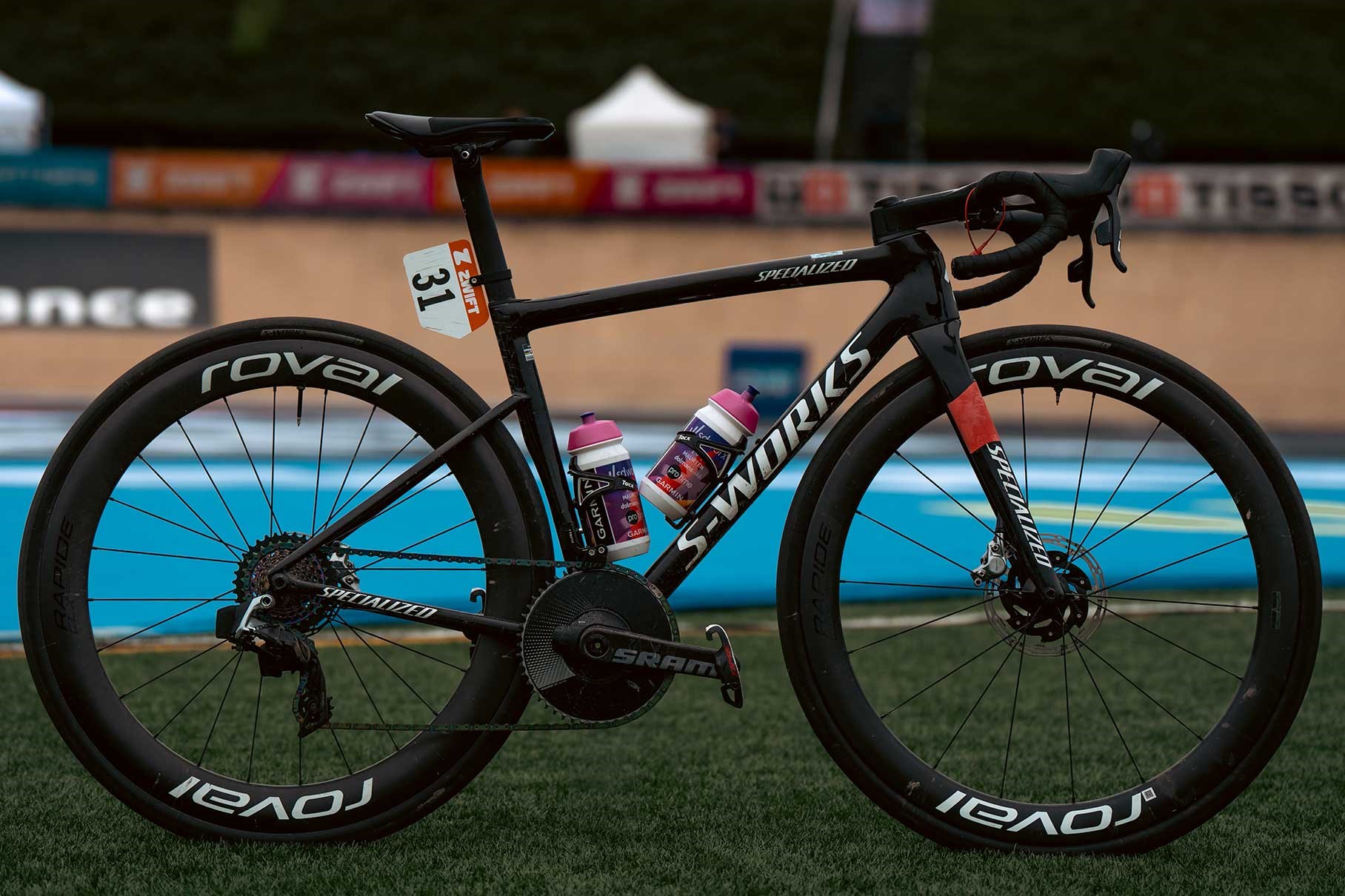 Lotte Kopecky's Specialized Tarmac SL8 with RED eTap AXS
