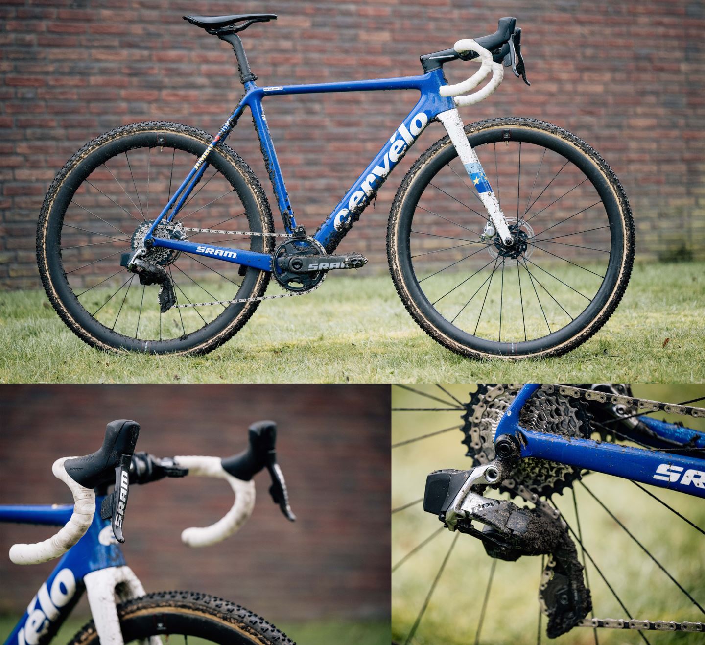 Fem van Empel's Cervelo R5-CX with SRAM RED eTap AXS.