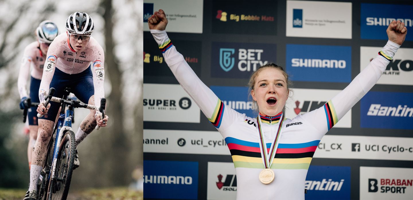 Fem van Empel, elite women's CX world champion.