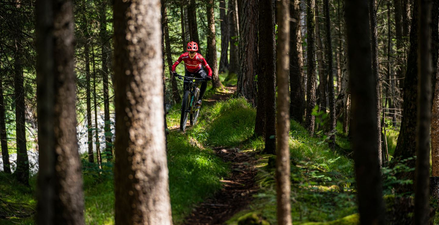 Faranak riding singletrack