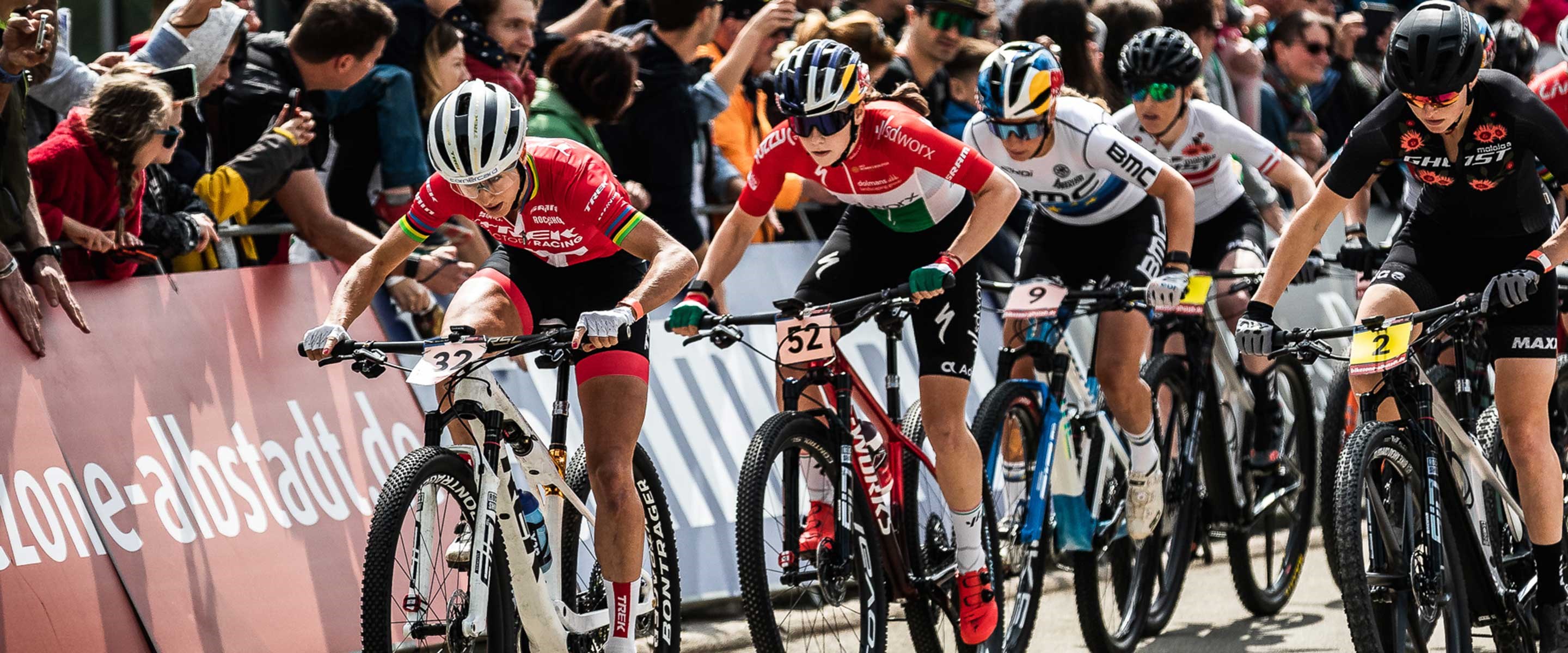 Women at a start line
