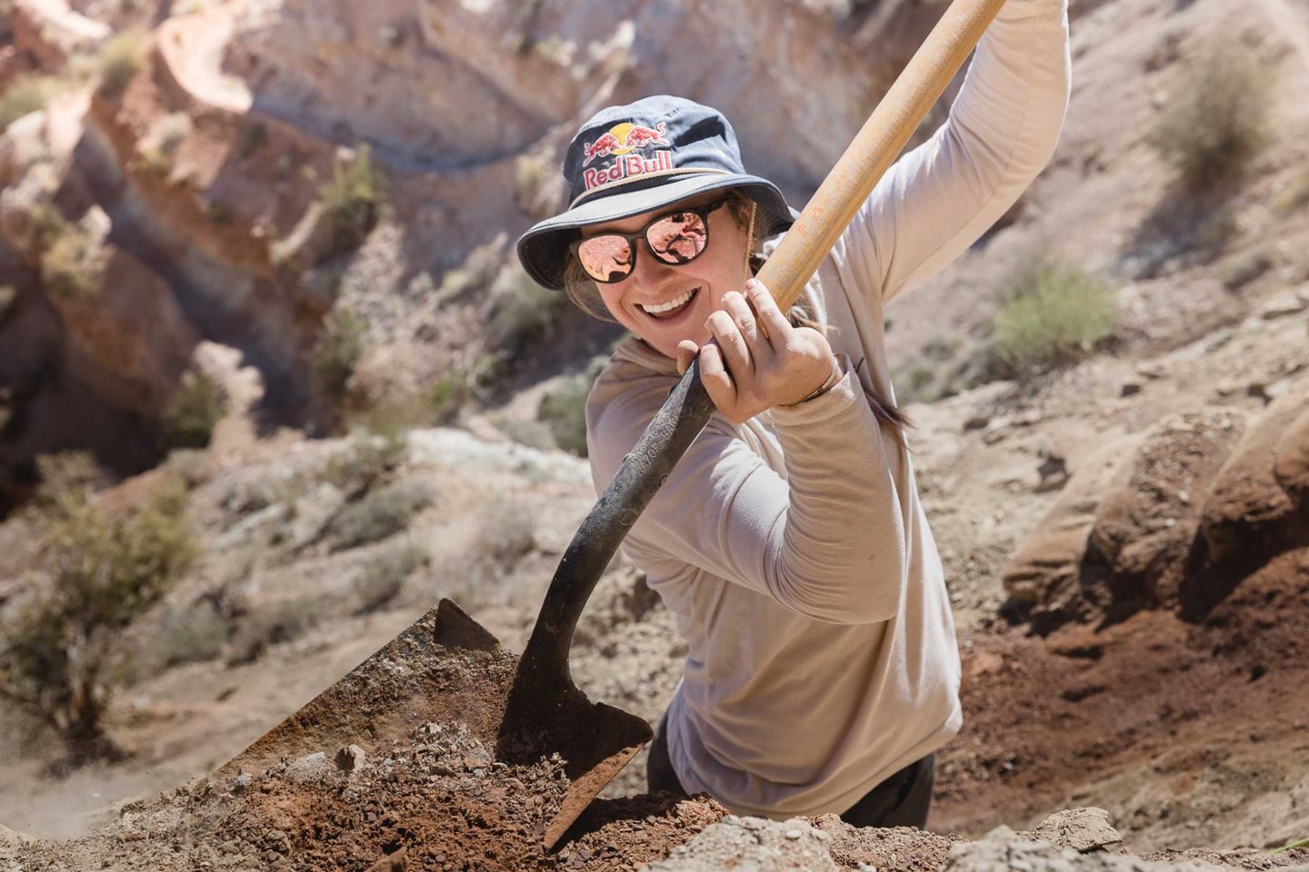 Hannah B digging in Utah