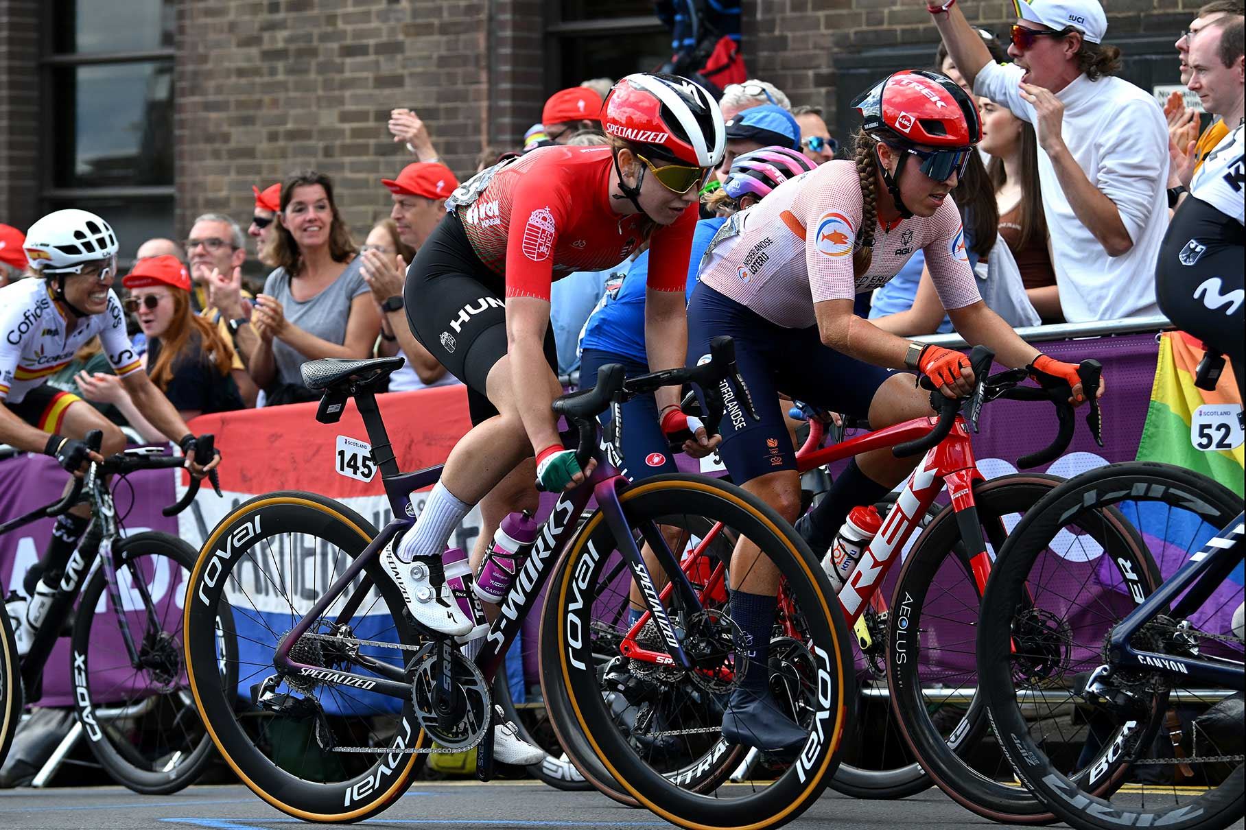 BLanka Vas climbs during the women's road world championship