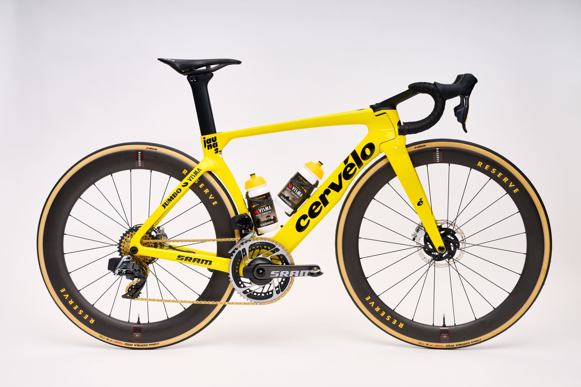 Jonas Vingegaard's custom Cervelo S5