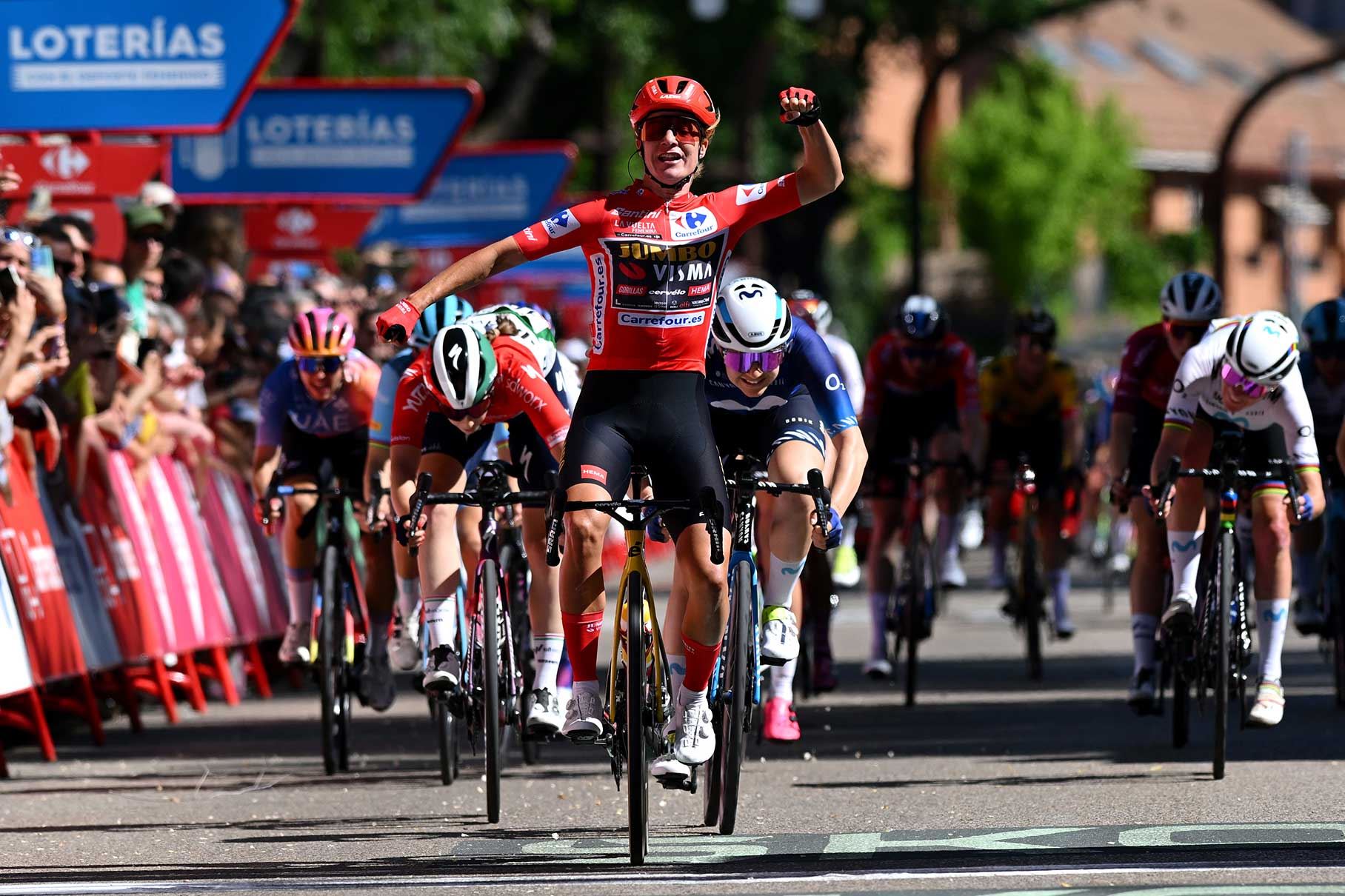 Marianne Vos wins Stage 4 of the Vuelta