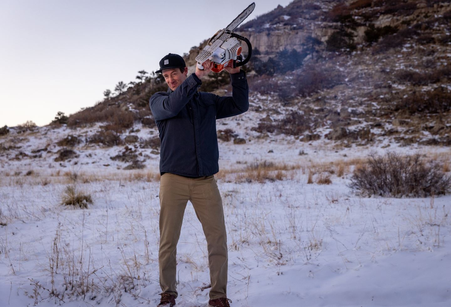 Chainsaw demonstration