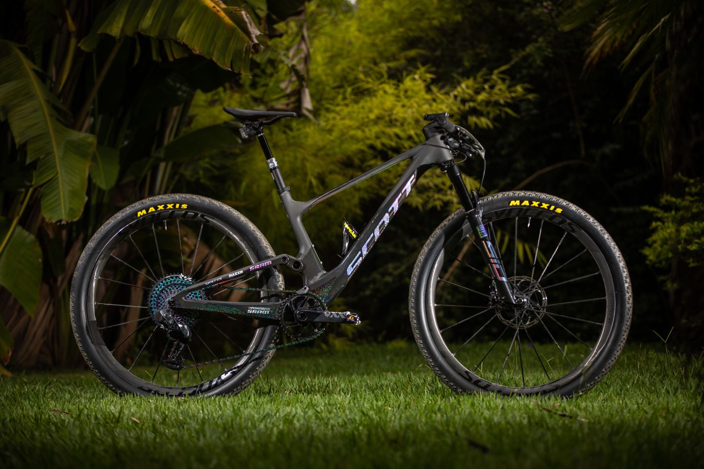 Nino Schurter's winning Scott Spark RC.